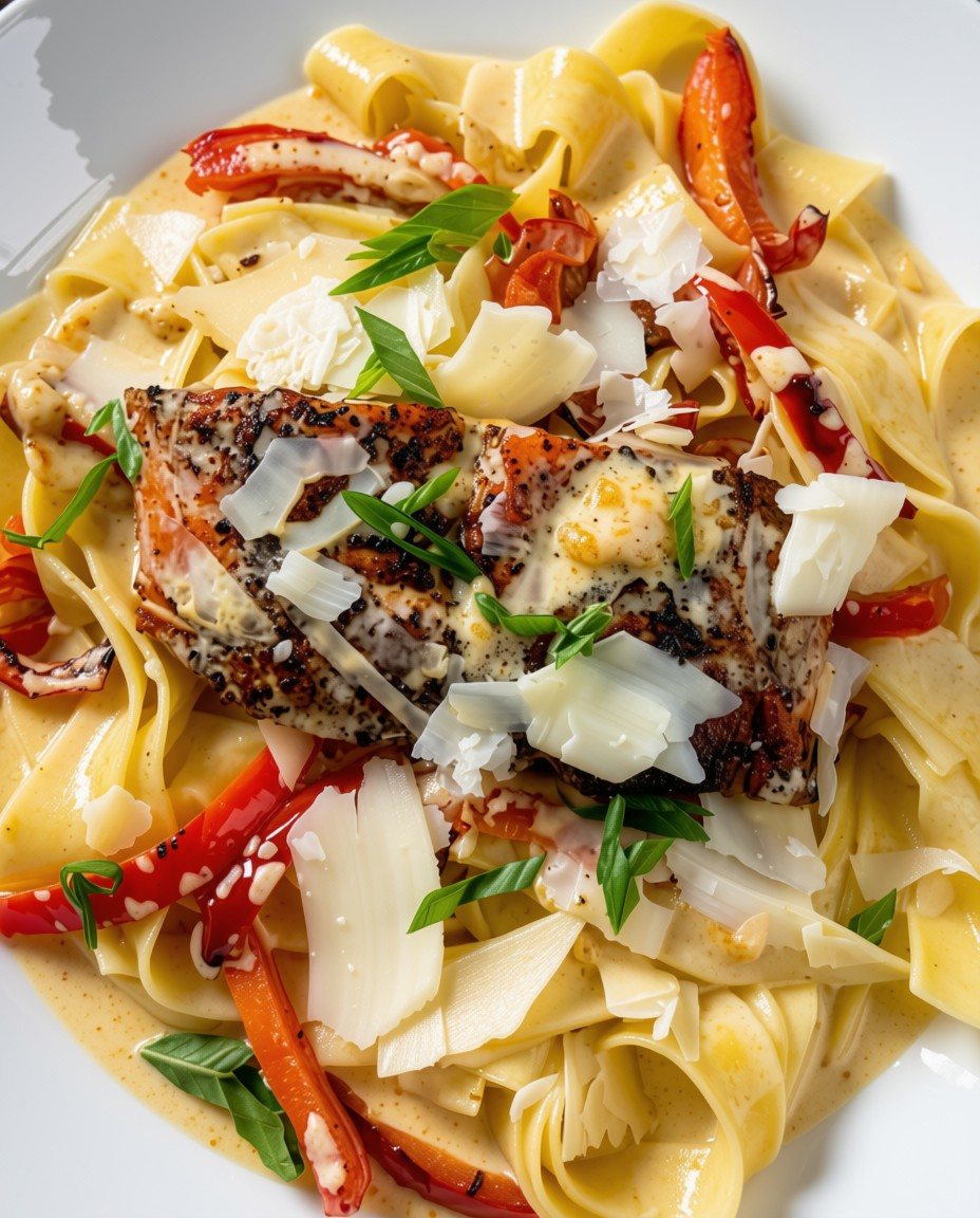 Blackened Salmon Pasta
