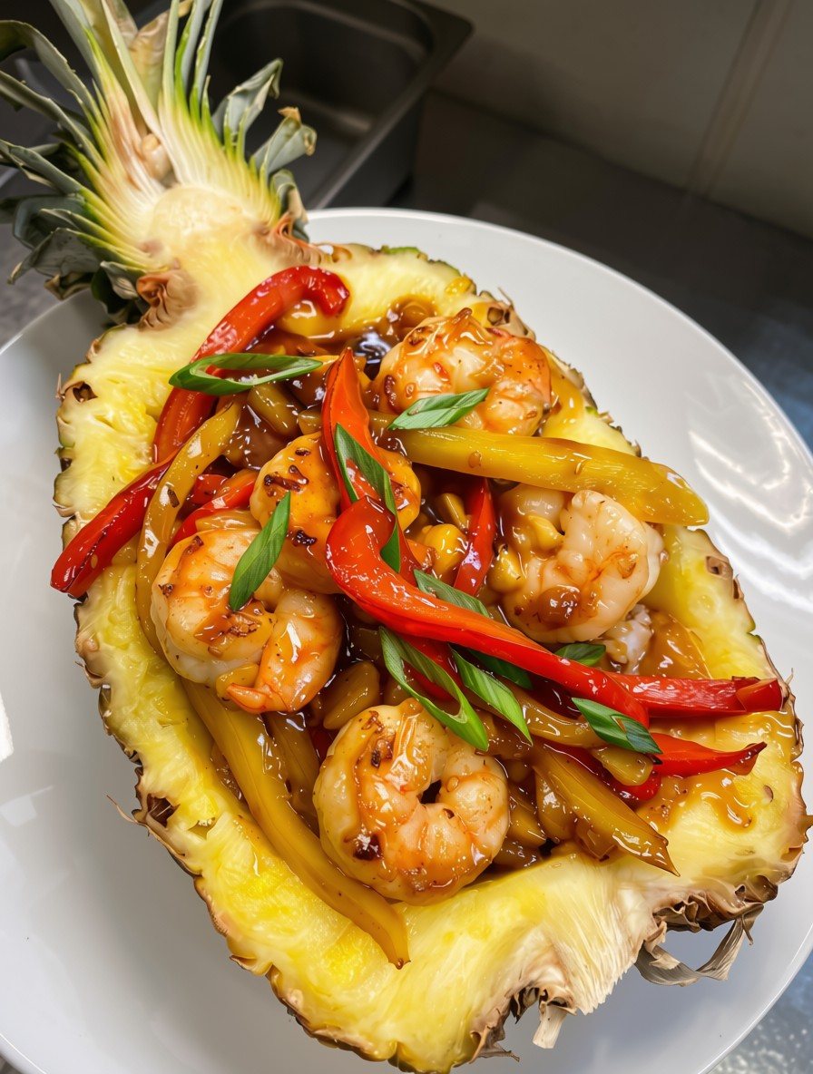 Shrimp Pineapple Bowl